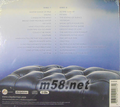 Sentimental Memories感性的回憶專輯背面圖片