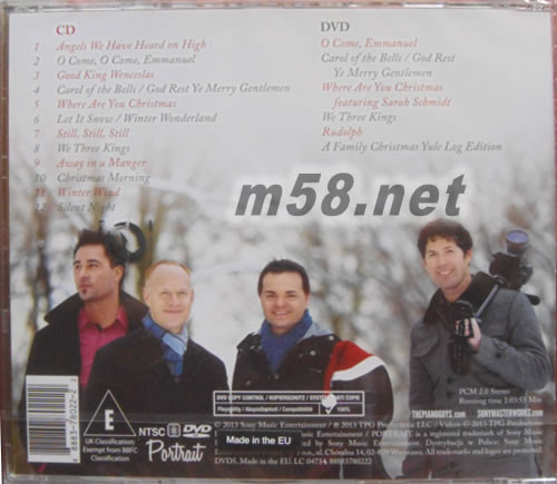 A Family Christmas (Deluxe CD+DVD Edition)專輯背面圖片