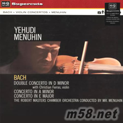 BACH: VIOLIN CONCERTOS 黑膠黑膠正面圖片