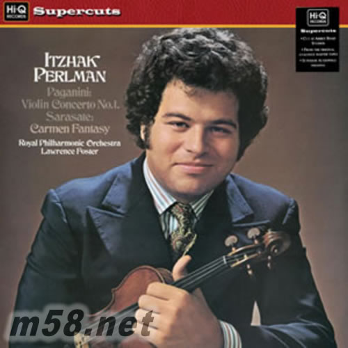 Plays Paganini & Sarasate Perlman 黑膠黑膠正面圖片