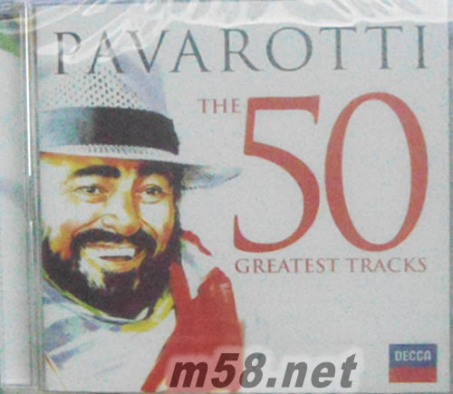 Luciano Pavarotti The 50 Greatest Tracks帕瓦羅蒂 最偉大的錄音50首專輯正面圖片