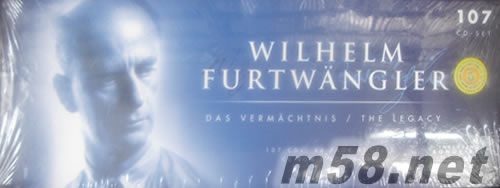 福特萬格勒典藏紀念 107CD大全集【107CDs+1DVD(Pal)+1CD-ROM 大套裝專輯正面圖片