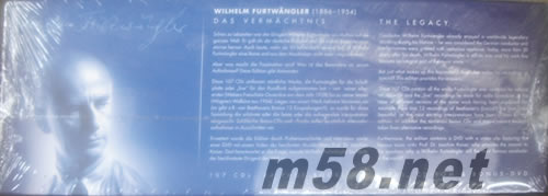 福特萬格勒典藏紀念 107CD大全集【107CDs+1DVD(Pal)+1CD-ROM 大套裝套裝側面圖片