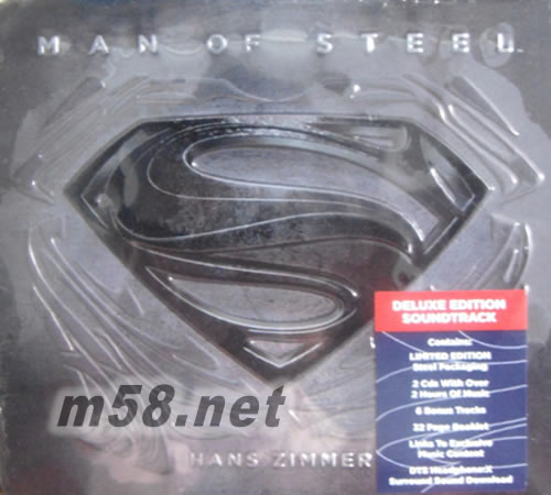 MAN OF STEEL 超人 OST 鐵盒裝特別版專輯正面圖片