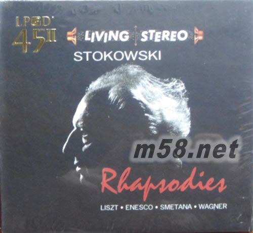 Rhapsodies TLeopold Stokowski 史托科夫斯基 狂想曲LPCD專輯正面圖片