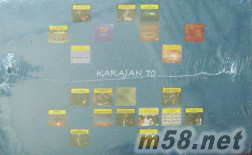卡拉揚:在七十年代的DG錄音全集 KARAJAN 70: THE COMPLETE DG RE 88CD大套裝 韓版套裝側面圖片