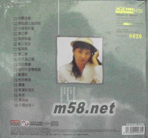 中國娃娃 回想曲 II K2HD 首批限量版專輯背面圖片