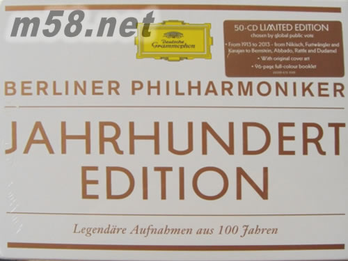 The Edition Of The Century (Limited E柏林愛樂 百年傳奇 完全典藏版 (1913-2013) (50CD大套裝)套裝正面圖片