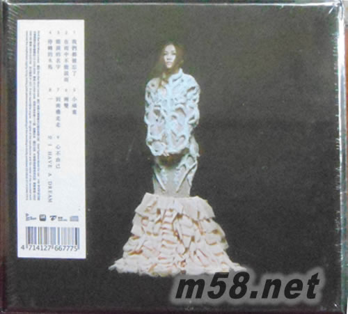 謝—安琪(臺灣版)專輯背面圖片