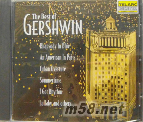 The Best of Gershwin最好的格什溫鋼協(xié)專輯正面圖片