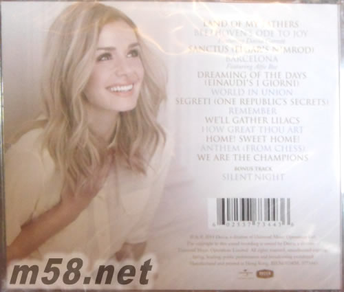 Home Sweet Home 港版專輯背面圖片