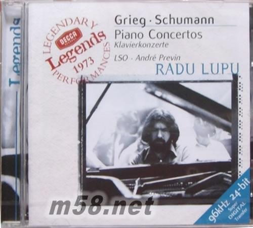 葛利格&舒曼:小調(diào)鋼琴協(xié)奏曲 Grieg/Schumann:Piano Concertos專輯正面圖片