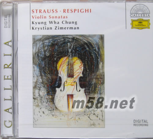 STRAUSS RESPIGHI VIOLI SOATAS 施特勞斯小提琴奏鳴曲專輯正面圖片