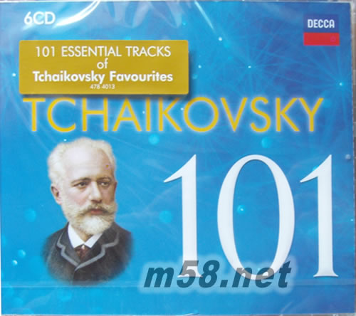Tchaikovsky 101柴可夫斯基名曲101 101古典系列6CD套裝專輯正面圖片