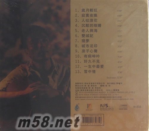 歲月輕狂專輯背面圖片