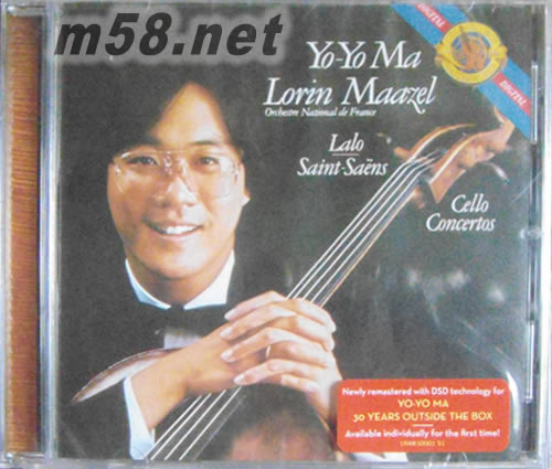 Lalo, Saint-Sa?ns: Cello Concertos 拉羅 圣桑 大提琴協奏曲 美版專輯正面圖片