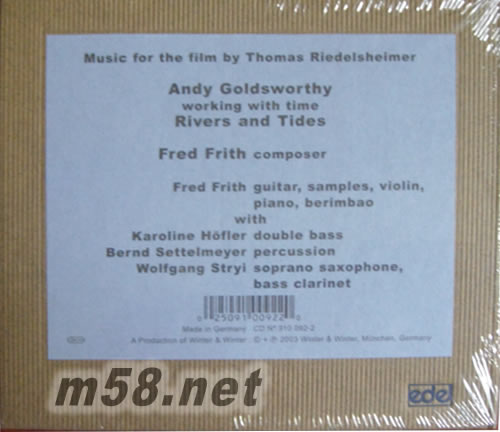 Rivers and Tides河流與潮汐 搖滾爵士多面手專輯背面圖片