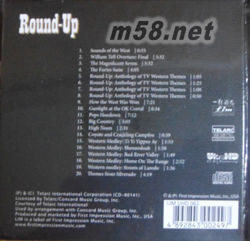 Round-Up 萬寶路 西部牛仔圍捕 ULTRAHD專輯背面圖片