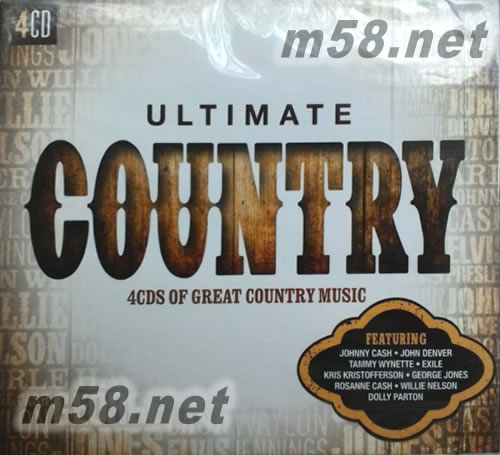 Ultimate...Country終極鄉(xiāng)村(4CD套裝歐版)專輯正面圖片