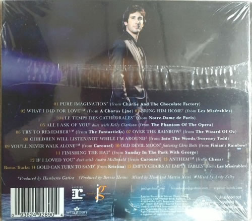 Stages 美聲舞臺(tái):百老匯名曲禮贊(豪華典藏盤美版)專輯背面圖片