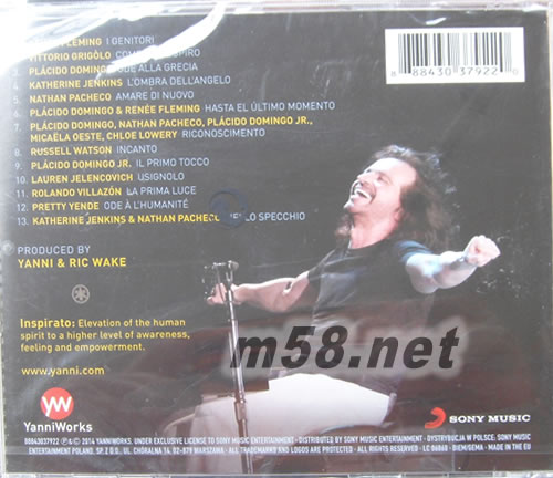 nspirato 歐版專輯背面圖片