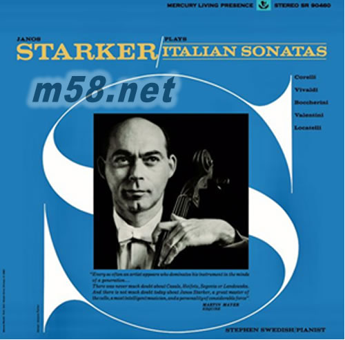 Plays Italian Sonatas 義大利大提琴奏鳴曲集專輯正面圖片