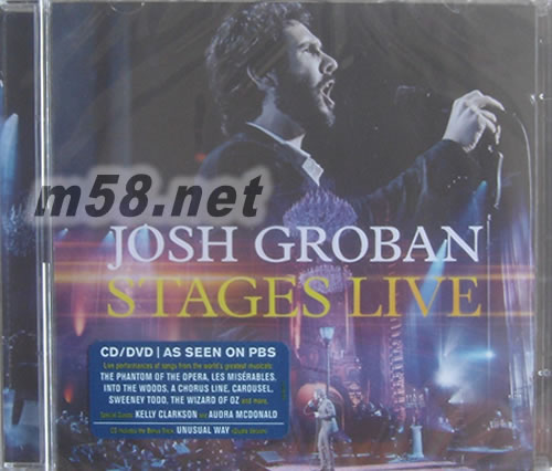 STAGE LIVE 美聲舞臺:現場影音實錄DVD+CD專輯正面圖片