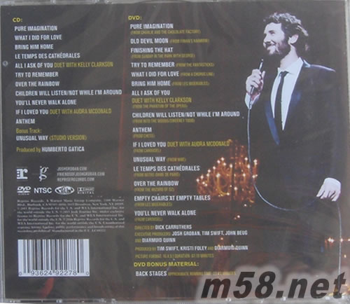 STAGE LIVE 美聲舞臺:現場影音實錄DVD+CD專輯背面圖片