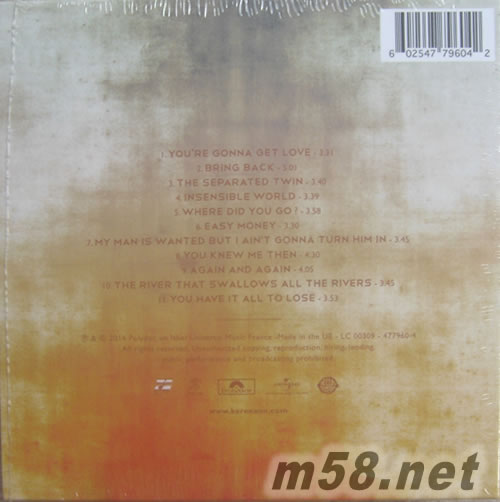 YOU’RE GONNA GET LOVE專輯背面圖片