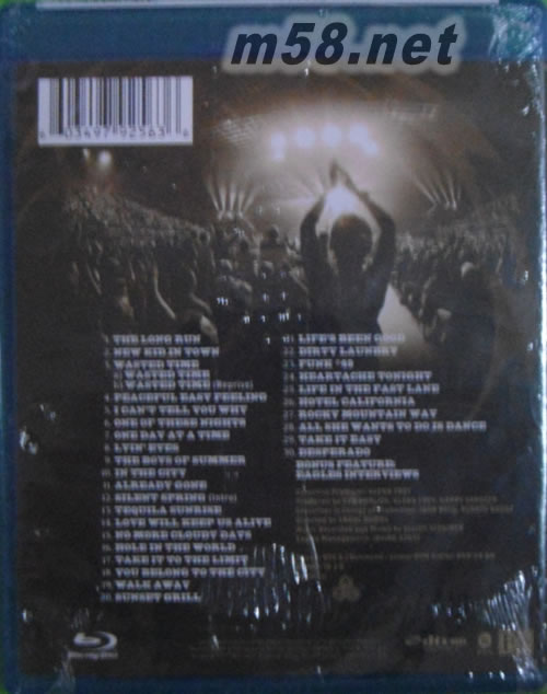 Farewell I Tour - Live From Melbourne 藍(lán)光Blu-ray DVD專輯背面圖片