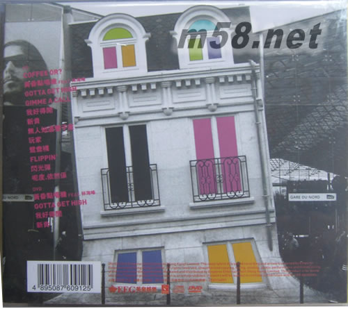 J-POP專輯背面圖片