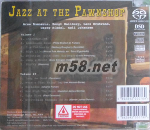 JAZZ AT THE PAWNSHOP 當鋪爵士(2SACD)專輯背面圖片