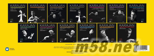 卡拉揚全集 THE WARNER CLASSICS KARAJAN OFFICIAL REMASTERED EDITION(101CD大套裝)專輯正面圖片