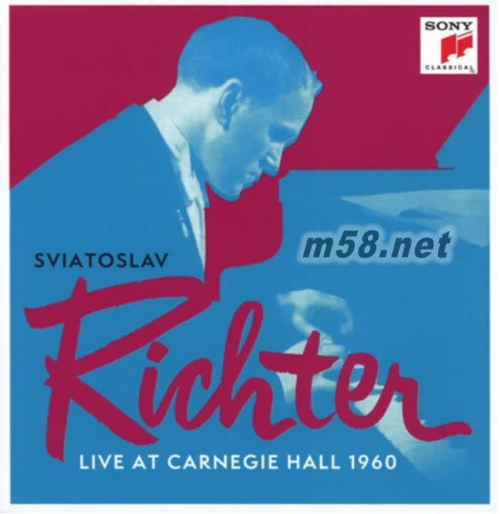 李希特Sviatoslav Richter LIVE AT CARNEGIE HALL 1960 二十世紀偉大鋼琴巨匠李希特 13CD套裝專輯正面圖片