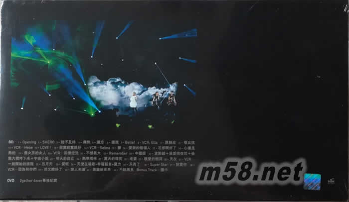 2gether 4ever Encore演唱會影音館藍光BD 臺版專輯背面圖片