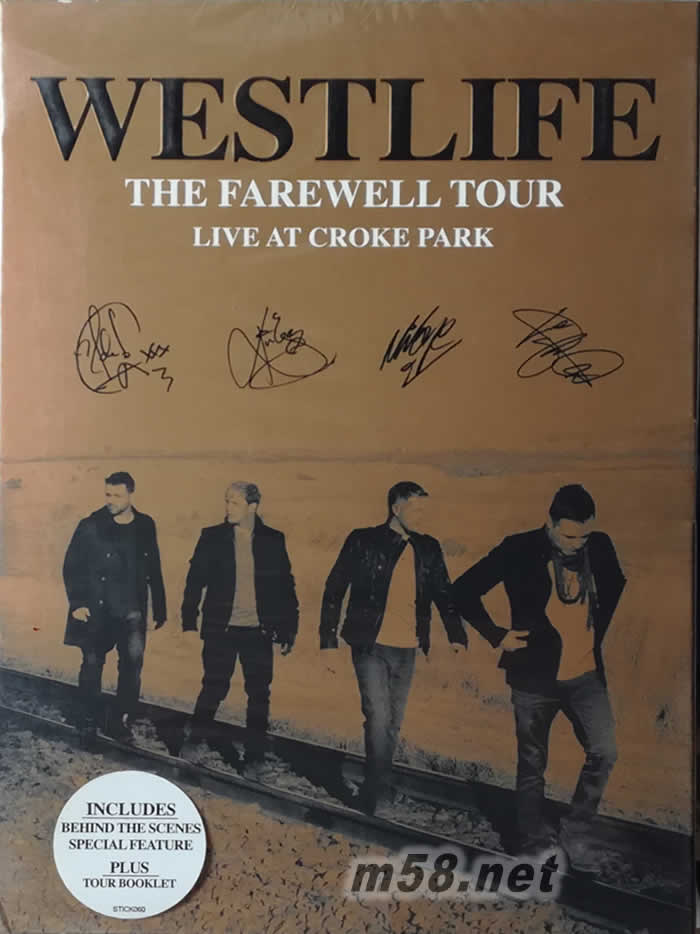 告別演唱會 The Farewell Tour - Live At Croke Park 金色封面(歐版)專輯正面圖片