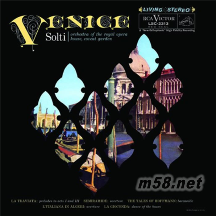 索爾蒂歌劇 - 威尼斯商人 古典名盤Venice 黑膠專輯正面圖片