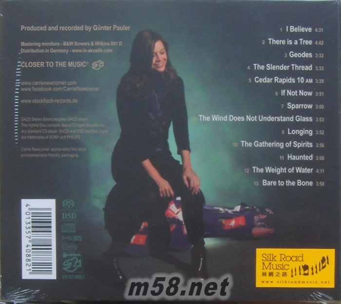 The Slender Thread 懸于一線 SACD專輯背面圖片