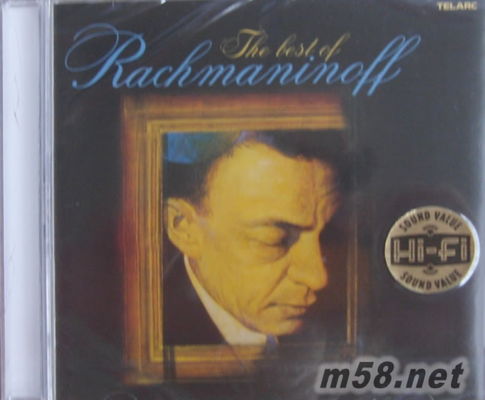 THE BEST OF RACHMANINOFF 最好的拉赫瑪尼諾夫 鋼琴協奏曲專輯正面圖片