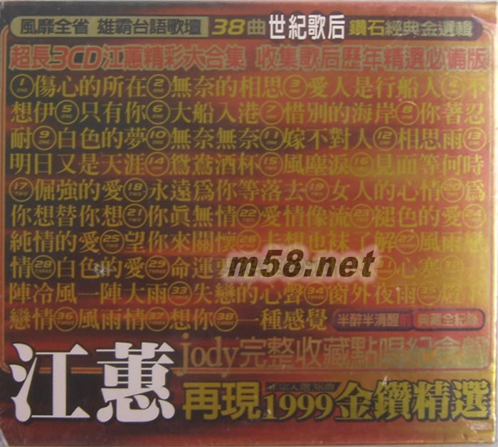 再現(xiàn)1999金鉆精選 典藏全記錄專輯背面圖片