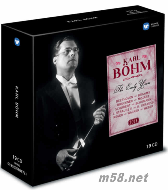 KARL BÖHM THE EARLY YEARS 19CD大套裝專輯正面圖片