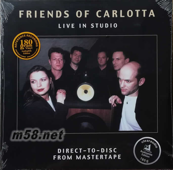 絕世歌聲 Friends of Carlotta - Live in Studio 黑膠專輯正面圖片