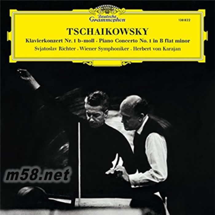 李赫特 卡拉揚 柴可夫斯基:第一鋼琴協奏曲 180g 33RPM LP 黑膠專輯正面圖片