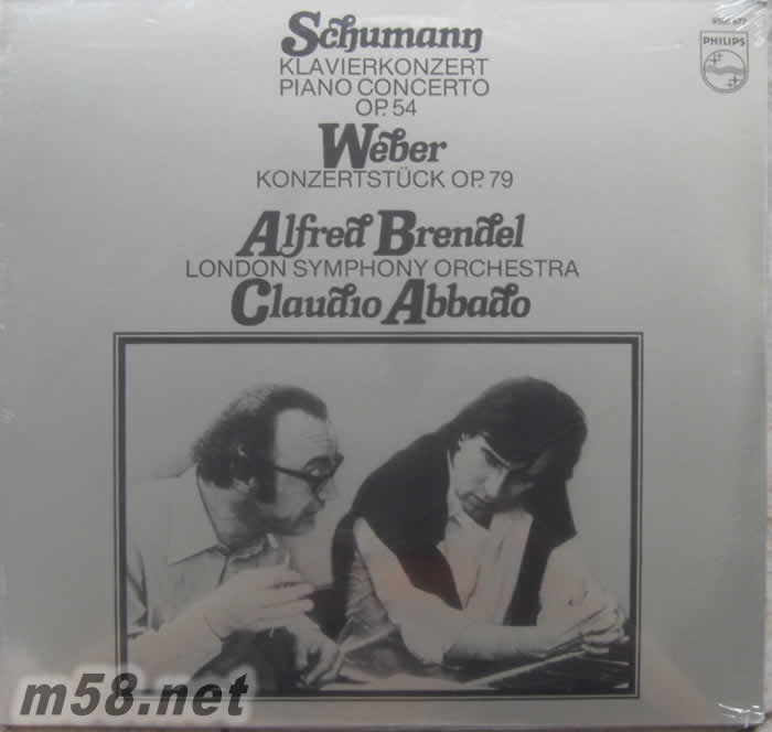 布蘭德?tīng)?- 舒曼 A小調(diào)鋼琴協(xié)奏曲Schumann Piano Concerto in A Minor LP黑膠專(zhuān)輯正面圖片