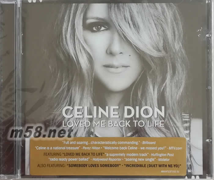 Loved Me Back To Life (美版)專輯正面圖片