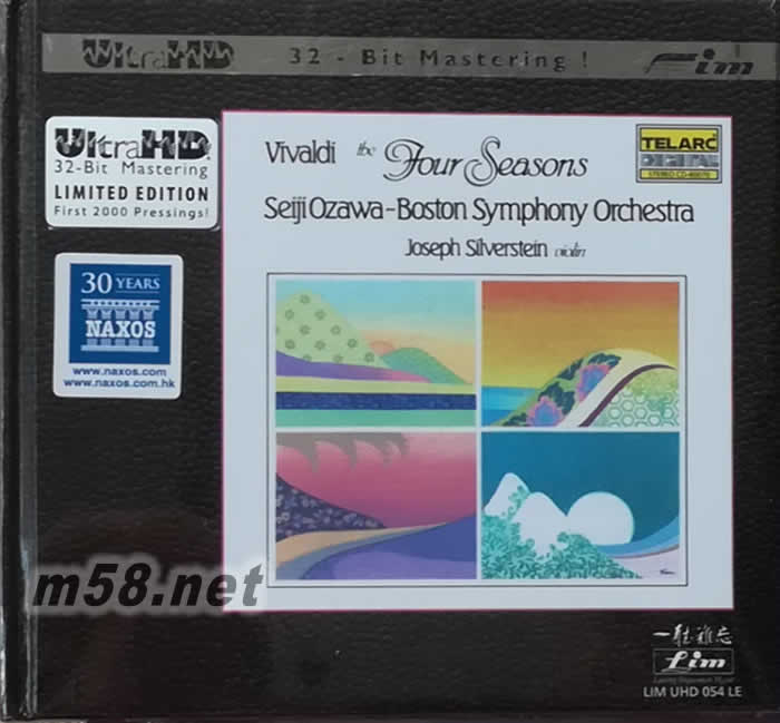 韋瓦第:四季/小澤征爾 Vivaldi: The Four Seasons, Seiki Ozawa ULTRAHD 限量版專輯正面圖片