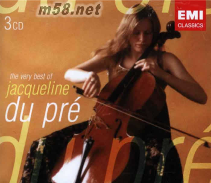 The Very Best Of Jacqueline Du Pre 杜普蕾精選 3CD套裝專輯正面圖片