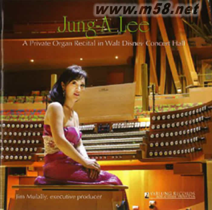 于華特迪斯尼演奏廳舉行的A Private Organ Recital in 劉漢盛推介專輯正面圖片