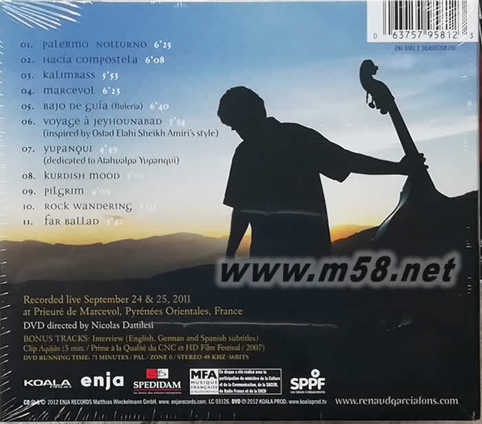 Solo: The Marcevol Concert 發燒牛筋王專輯背面圖片