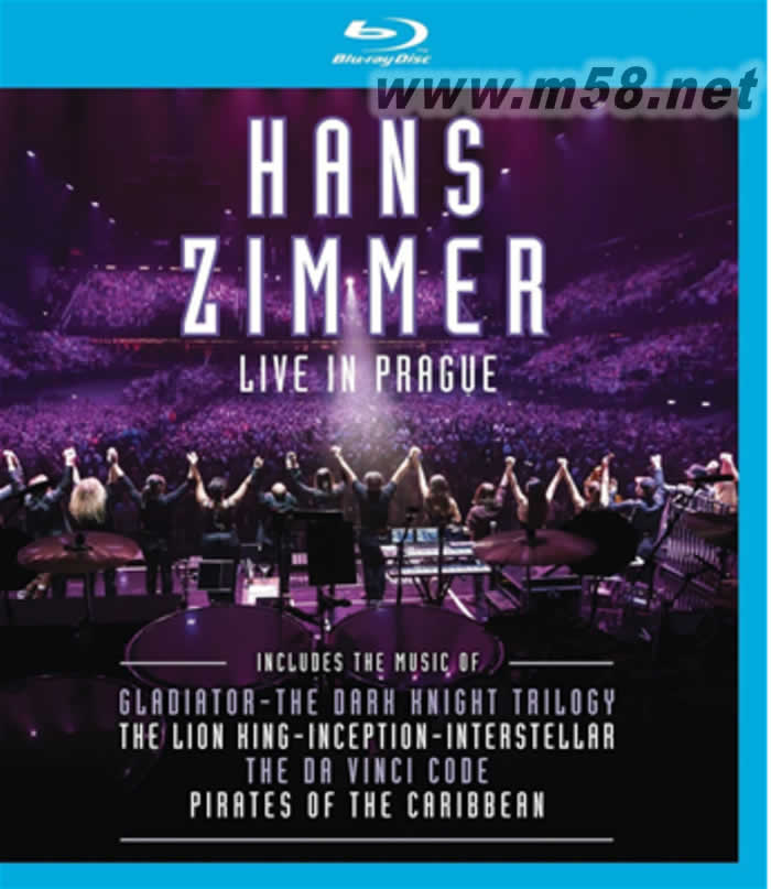 Hans Zimmer Live in Prague Blu-ray BD專輯正面圖片